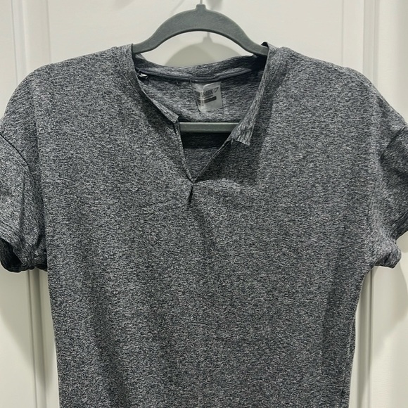 Gymshark Power Down Gray Thong Bodysuit Grey Sz S - Picture 3 of 6